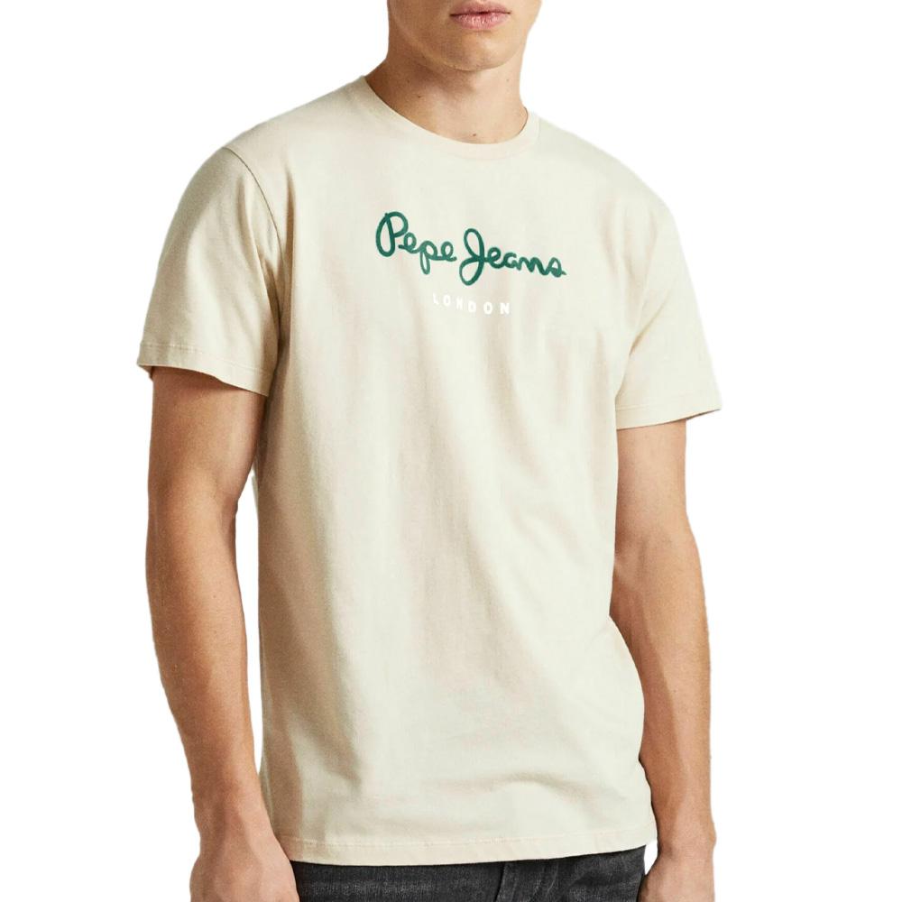 T-shirt Beige Homme Pepe Jeans 508208 pas cher