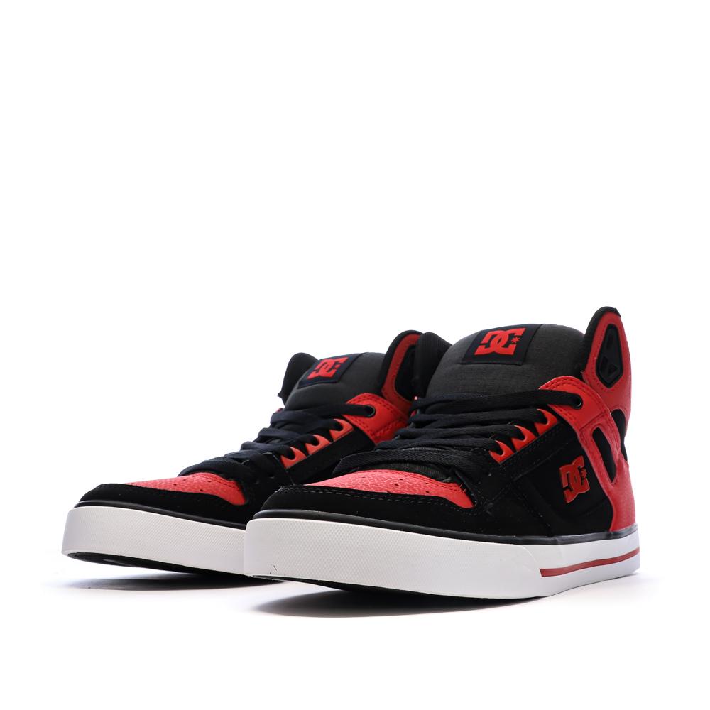 Zapatillas deportivas negras/rojas para hombre DC Shoes Pure ver 6