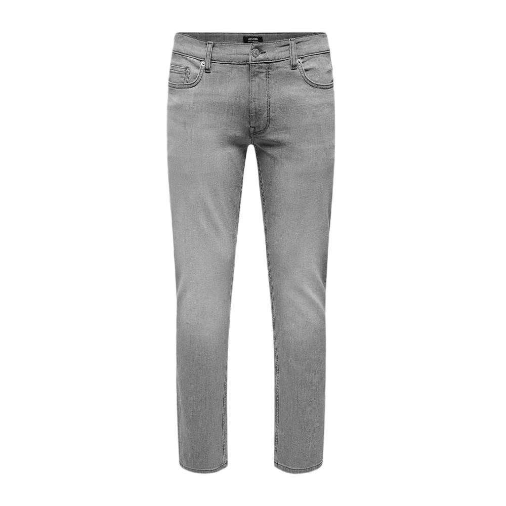 Jean Gris Homme Only Sons Loom Slim