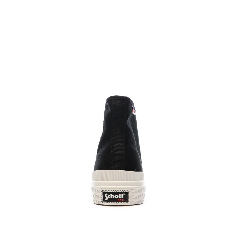 Baskets Noir Homme Schott William vue 3