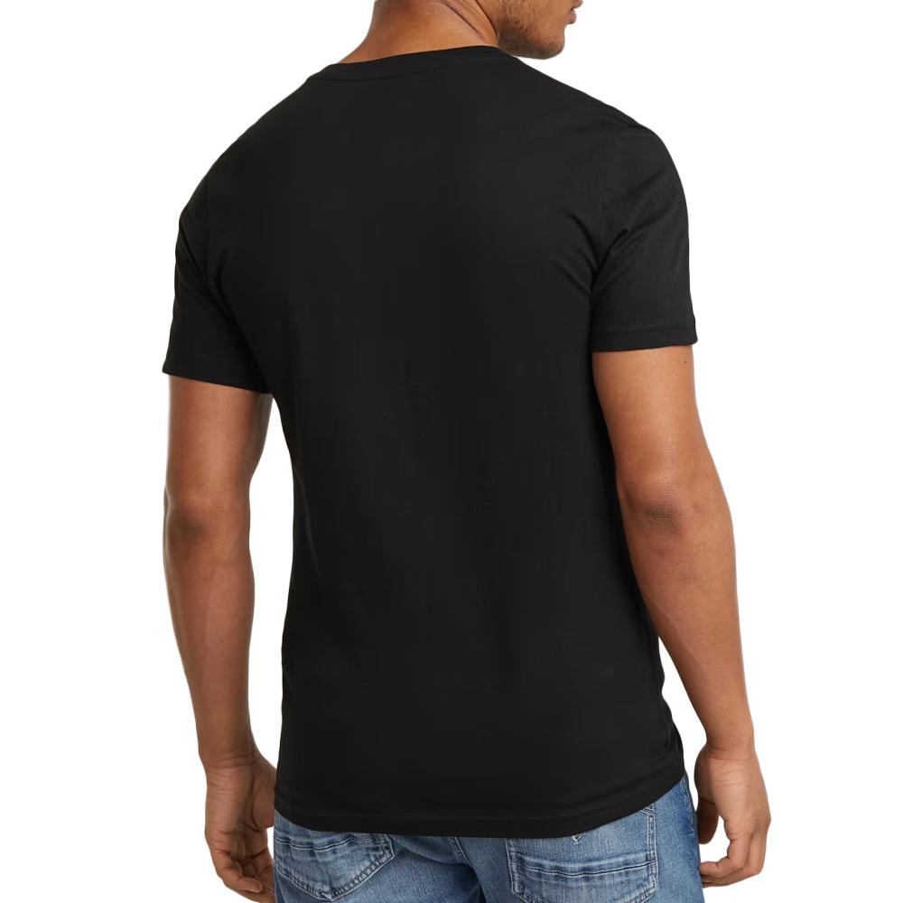 T-shirt Noir/Blanc Homme G-Star Raw D25949 DGR vue 2
