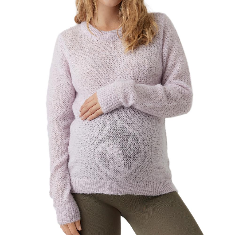 Pull de Grossesse Mauve Femme Vero Moda Maternity 20017097 pas cher