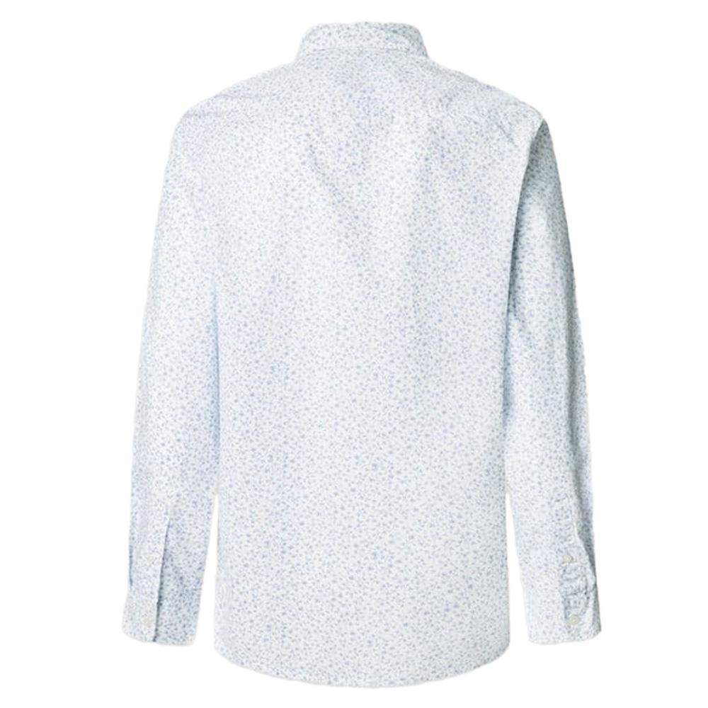 Chemise Blanc/Bleu Homme Pepe jeans Anson vue 2