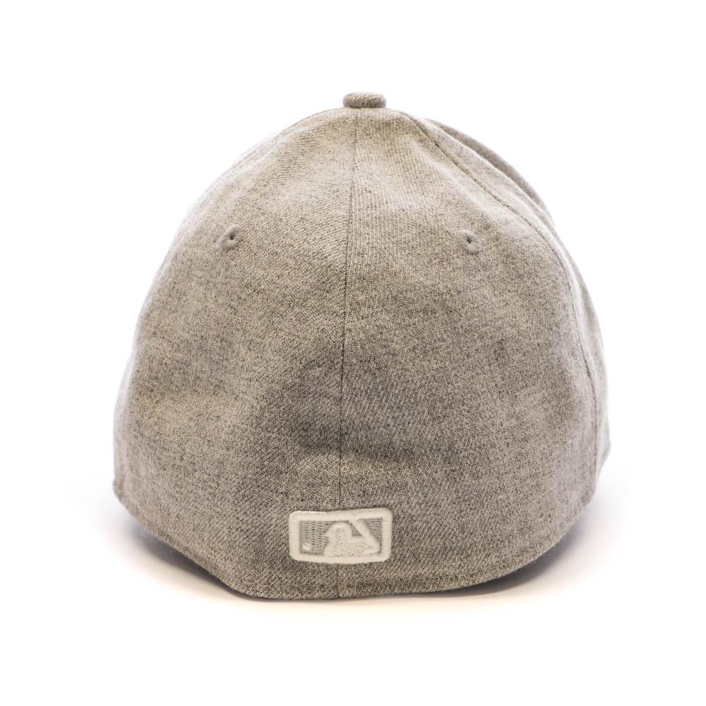 Casquette Grise Homme New Era Heather Wool 39thirty Neyyan vue 3