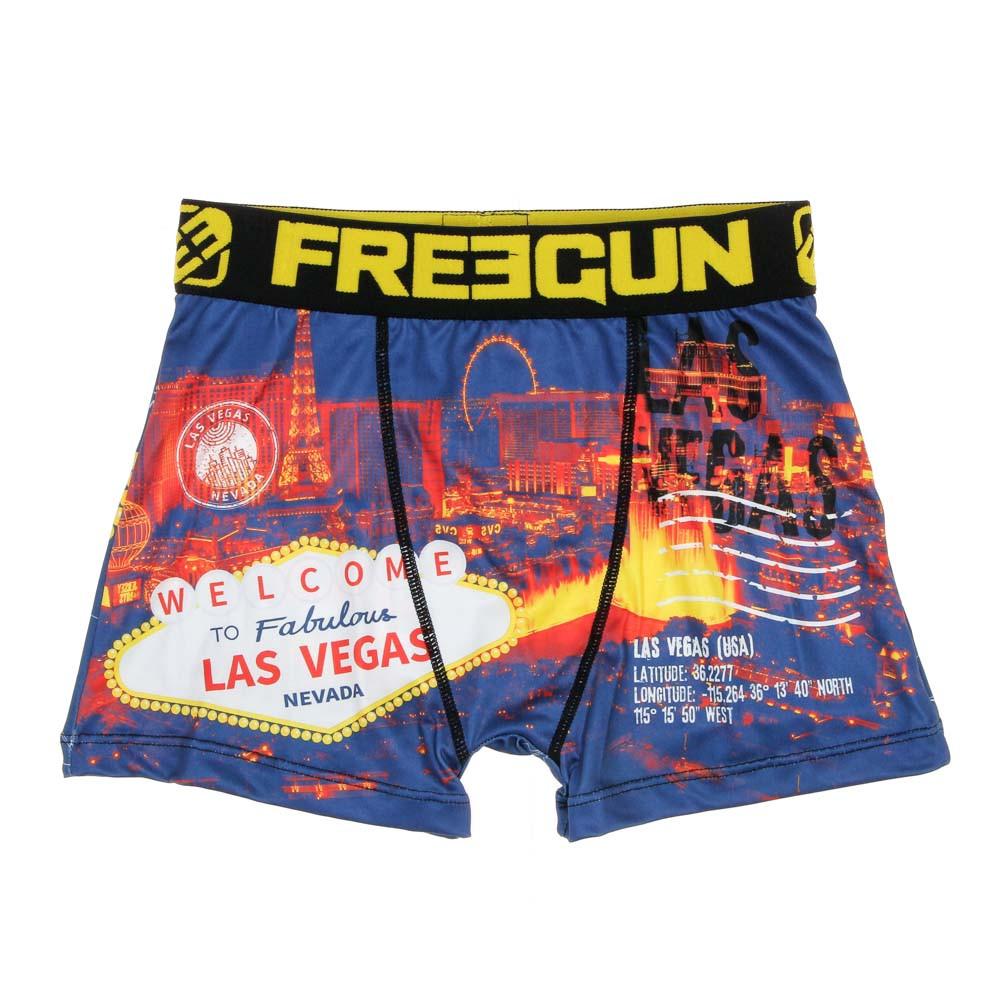 Boxer Bleu/Rouge Garçon Freegun Las Vegas pas cher