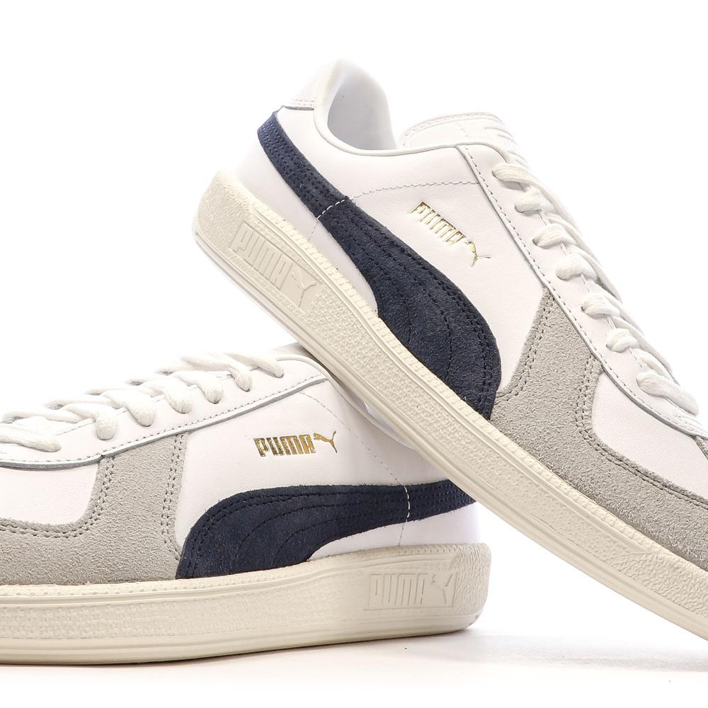 Baskets Blanches/Grises/Noires Homme Puma Army Trainer vue 6