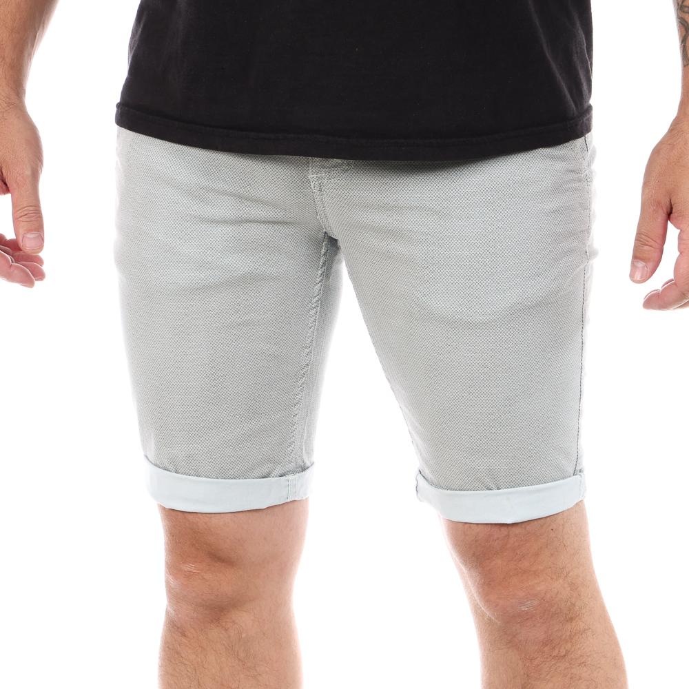 Short Gris Clair/Blanc Homme Paname Brothers FLORENCE pas cher