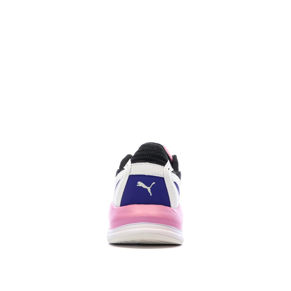 Baskets Blanches/Noires/Roses Femme Puma Xray Speed Lite vue 3