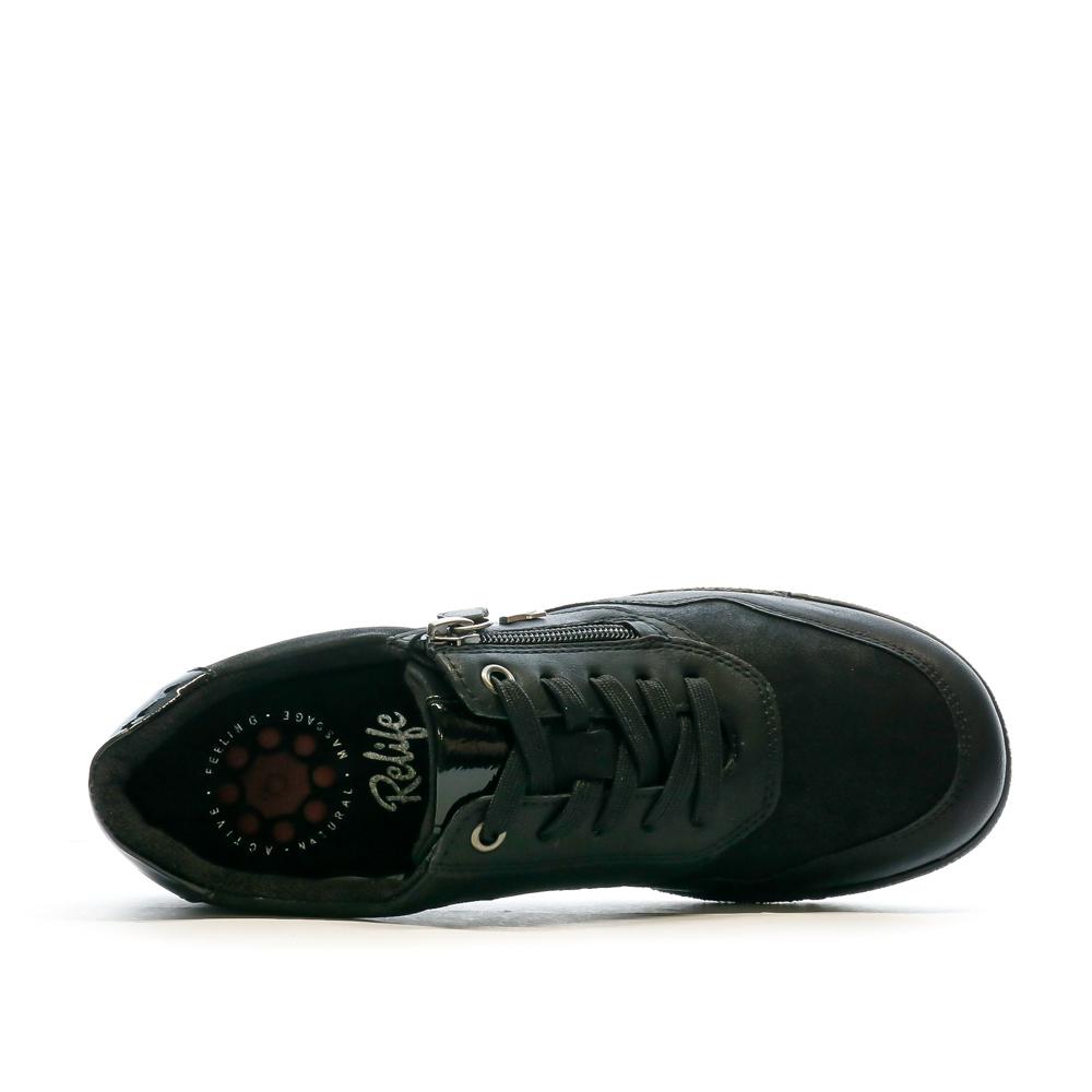 Baskets Noir Femme Relife Vilerpan vue 4