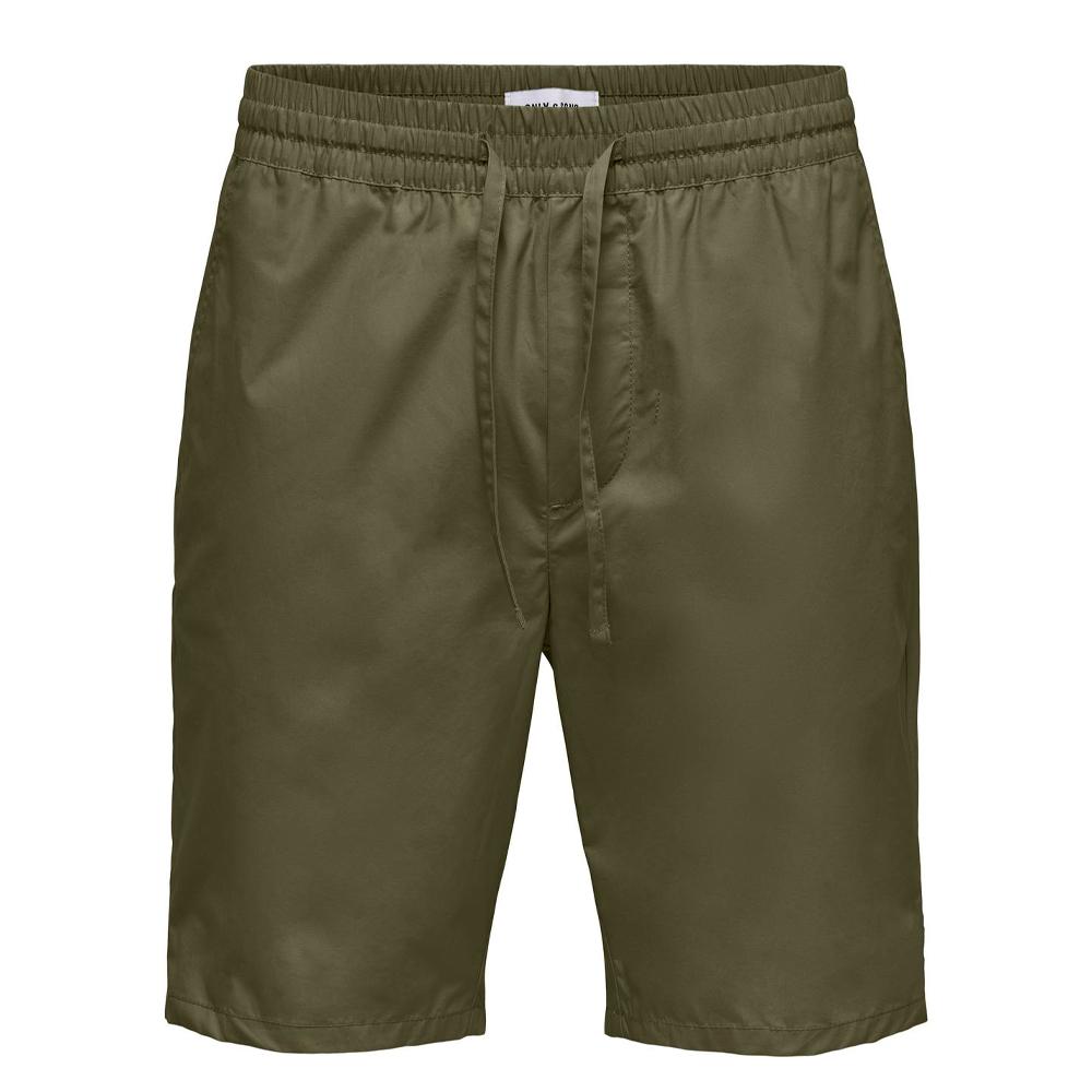 Short Kaki Homme Only & Sons Slive pas cher