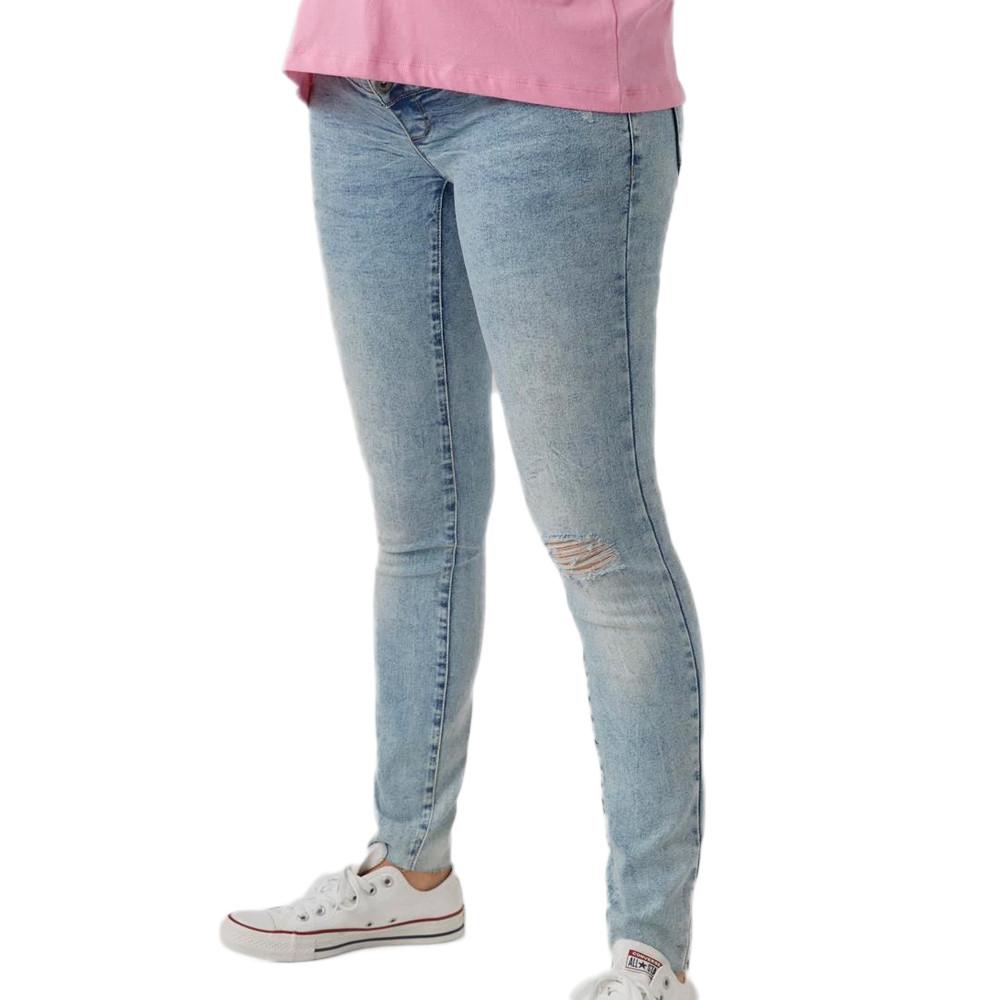 Jean Slim Bleu Femme Mamalicious Barka pas cher