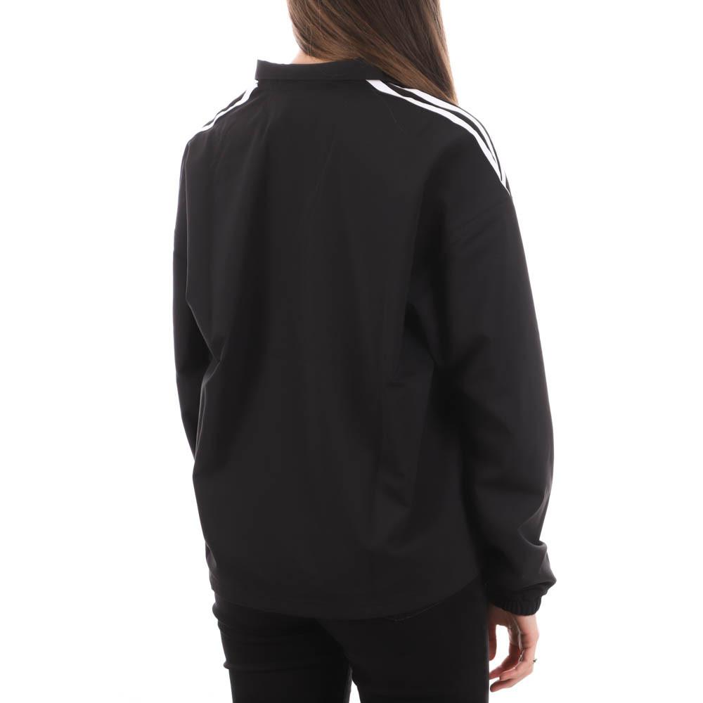 Veste 1/4 Zip Noir Femme Adidas Halfzip vue 2