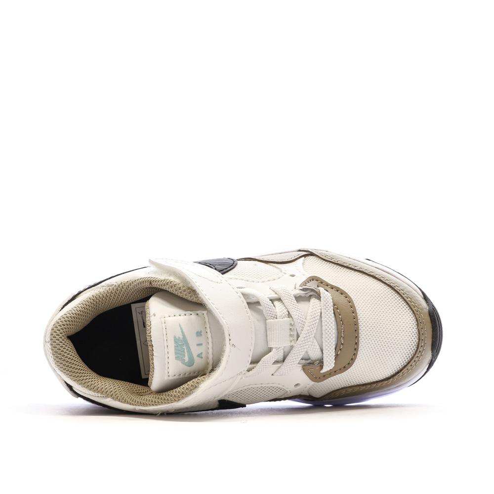 Baskets Blanches/Marron Garçon Nike Air Max vue 4