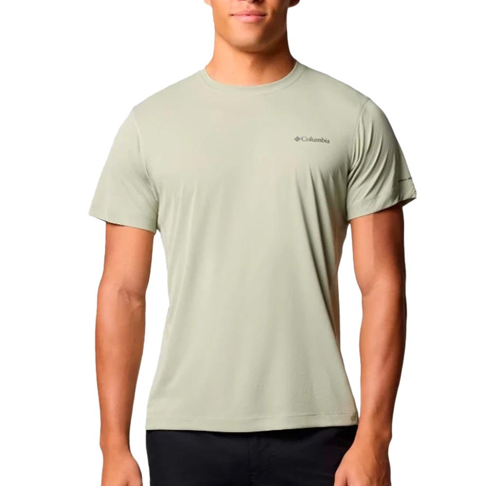 T-Shirt Vert Homme Columbia Zero pas cher