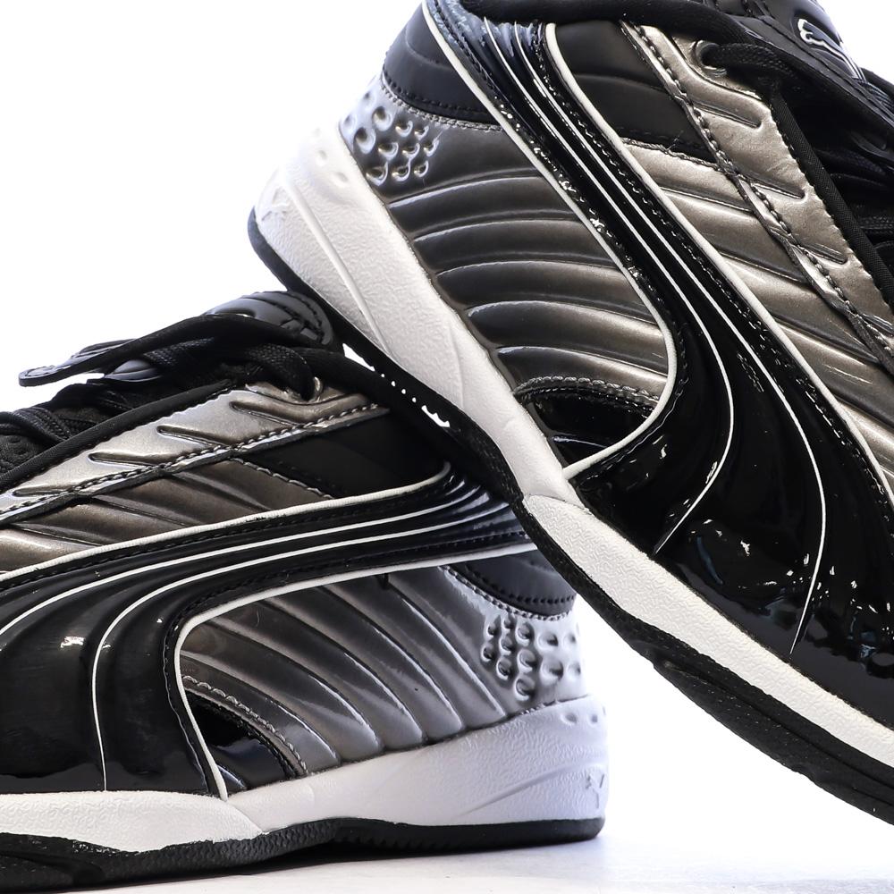 Baskets Argent/Noir Fille Puma Goalgetter vue 7