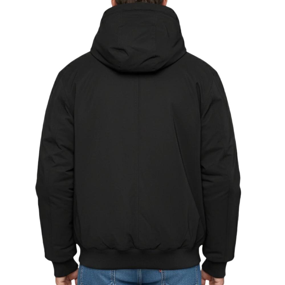 Blouson Noir à capuche Schott DYLAN vue 3
