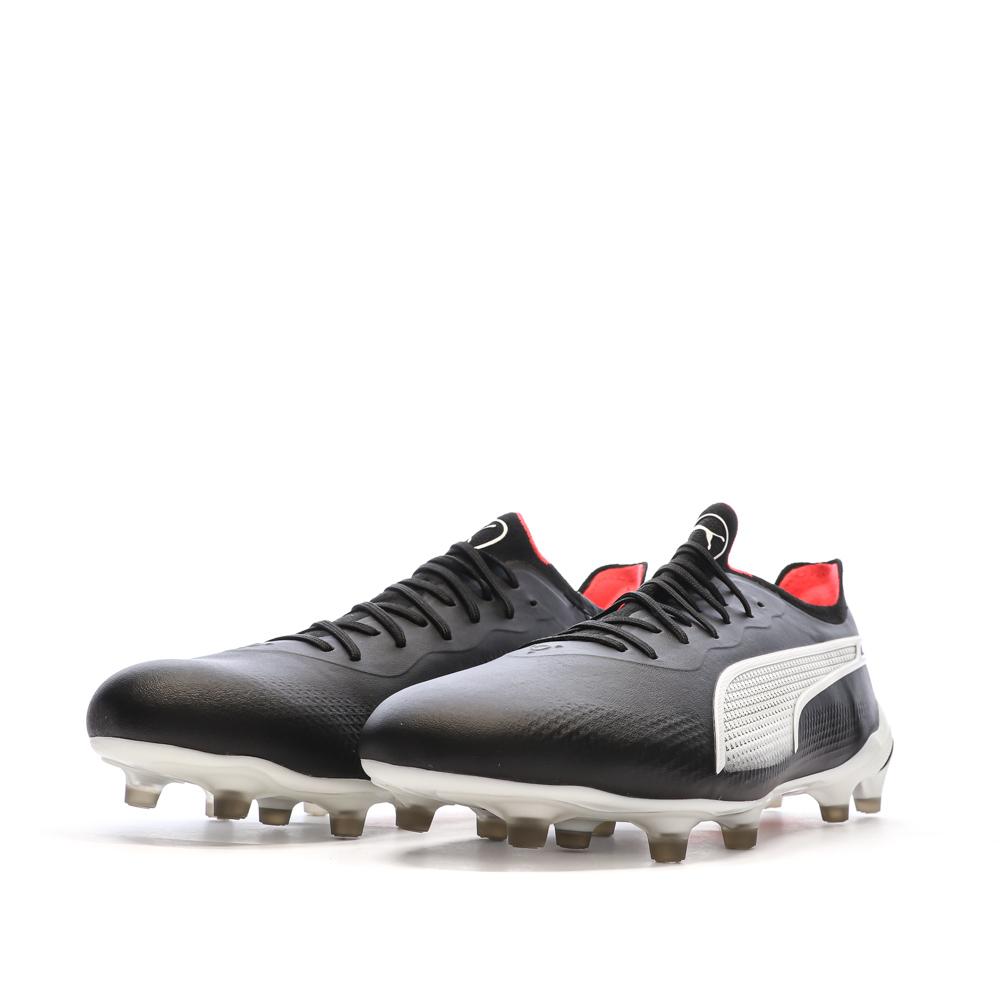 Chaussures de football Noire/Blanche Homme PumaKing Ultimate vue 6
