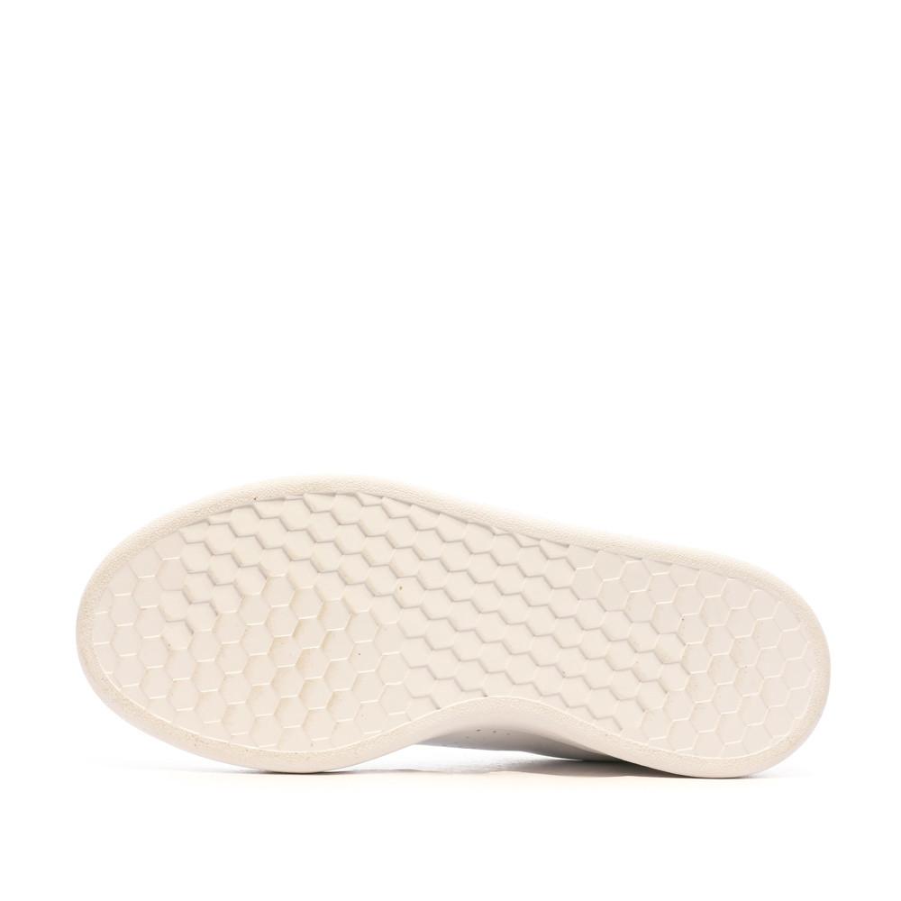 Baskets Blanches/Beige Femme Adidas Advantage vue 5