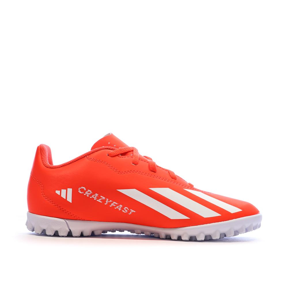 Chaussures de football Rouge Garçon Adidas X Crazyfast vue 2