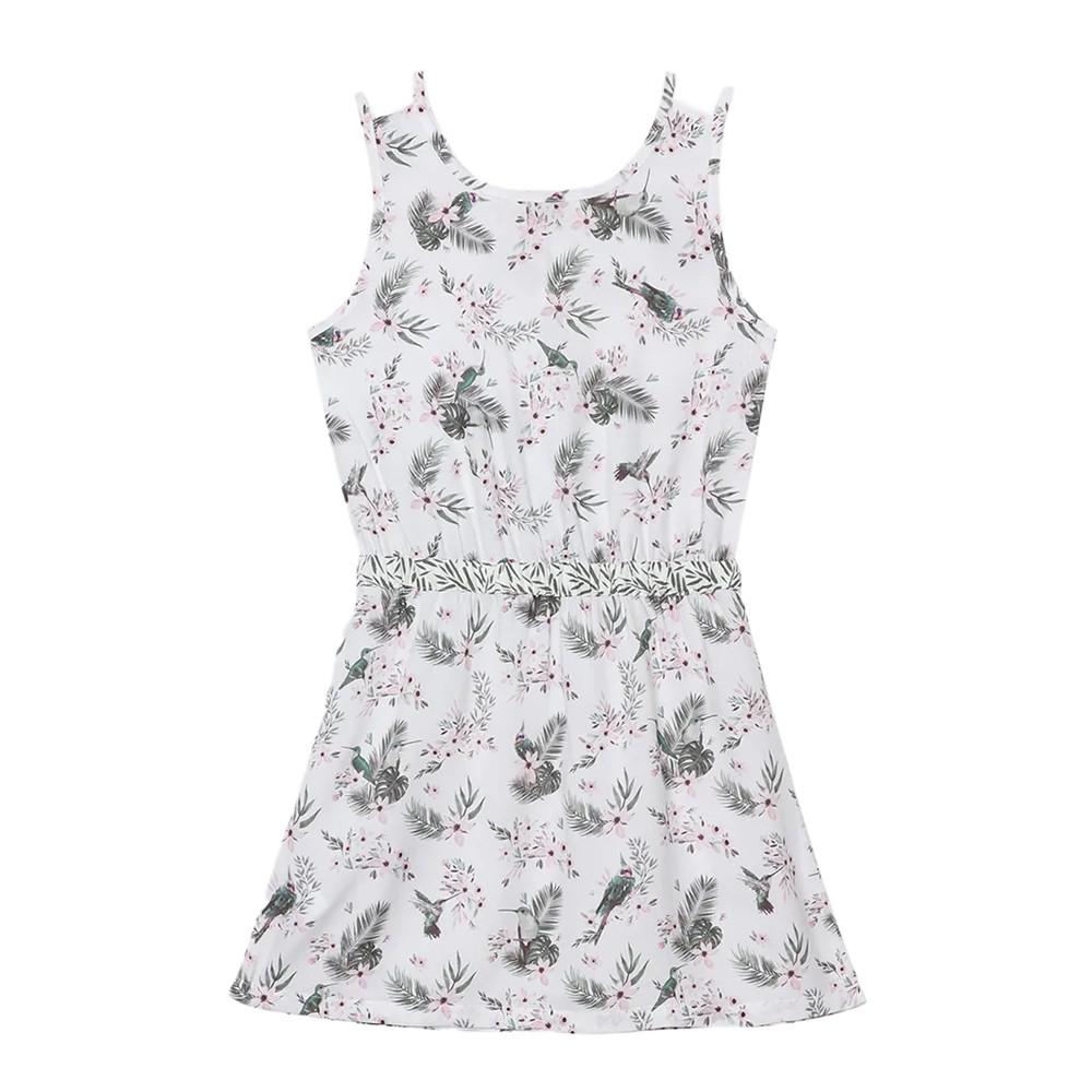 Robe florale blanche fille Kaporal LORYNH vue 2