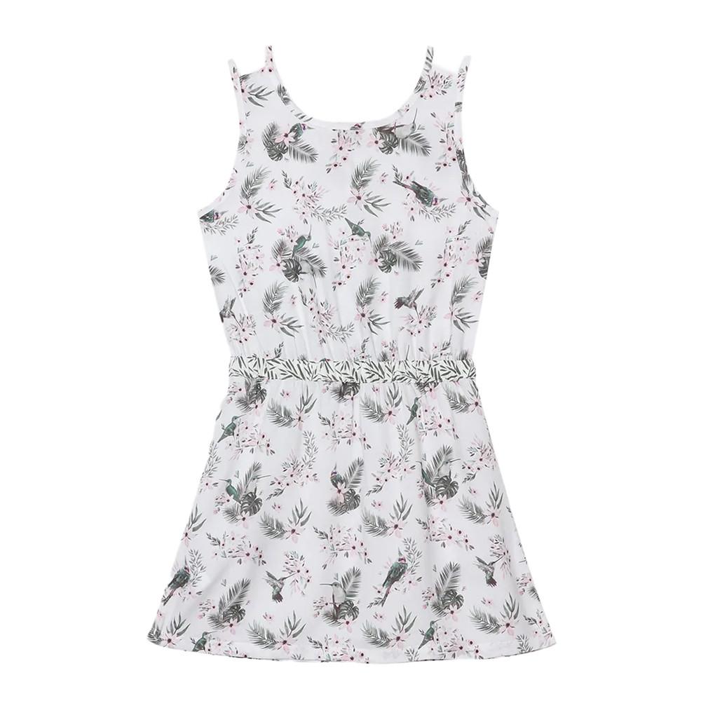 Robe florale blanche fille Kaporal LORYNH vue 2