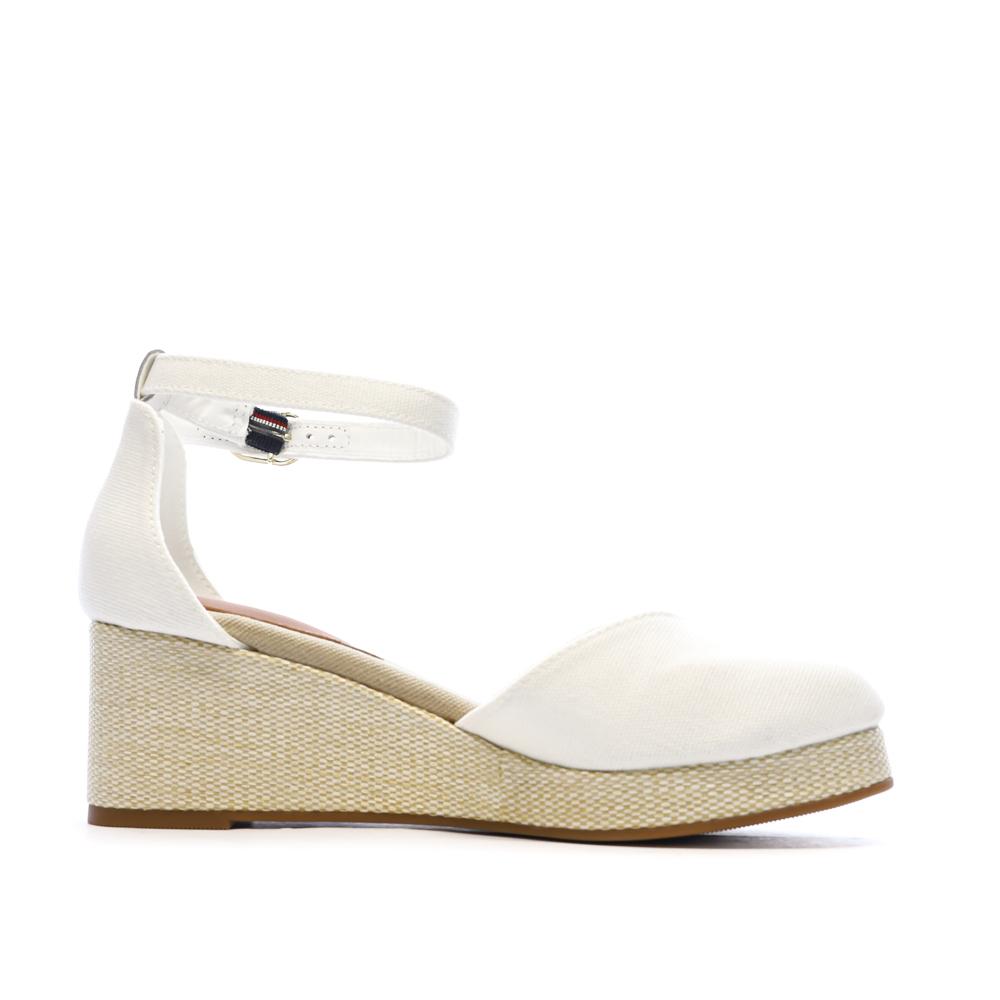 Sandales Blanches Femme Tommy Hilfiger FW0FW08657 vue 2