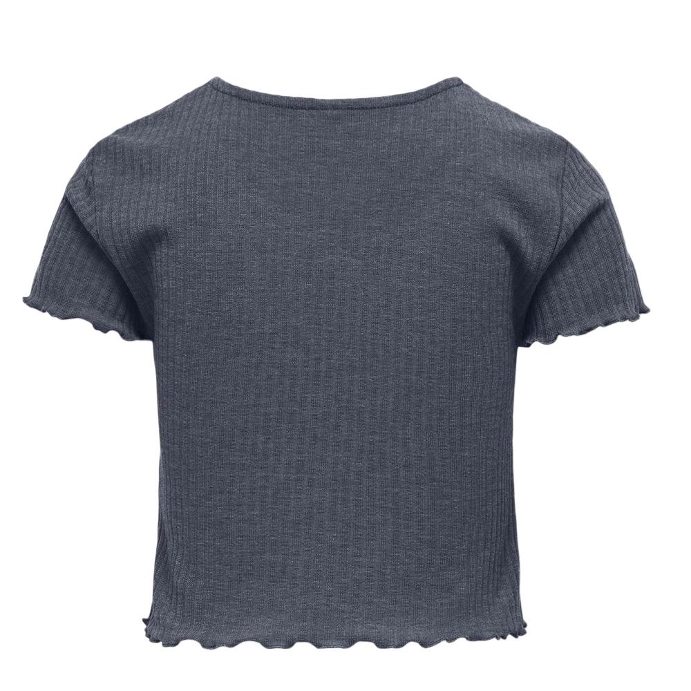 T-shirt Gris Foncé Fille Only Nella vue 2