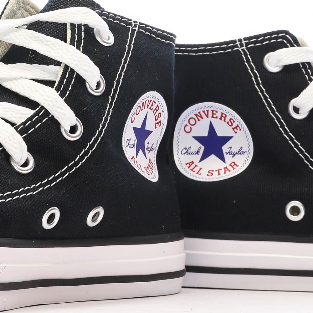 Baskets Noires Garçon/Fille Converse Chuck Taylor All Star 3J231C vue 7