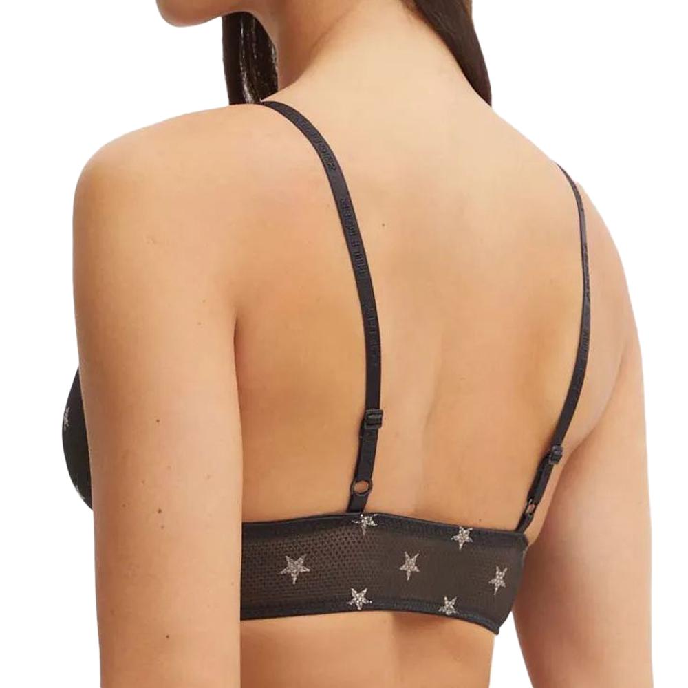 Brassière Noire Femme Tommy Hilfiger Longline vue 2