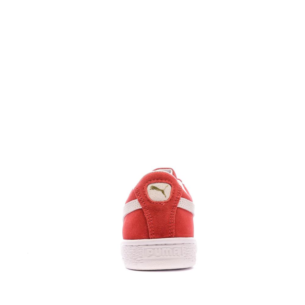 Baskets Rouge Femme Puma Suede Classic XXI vue 3
