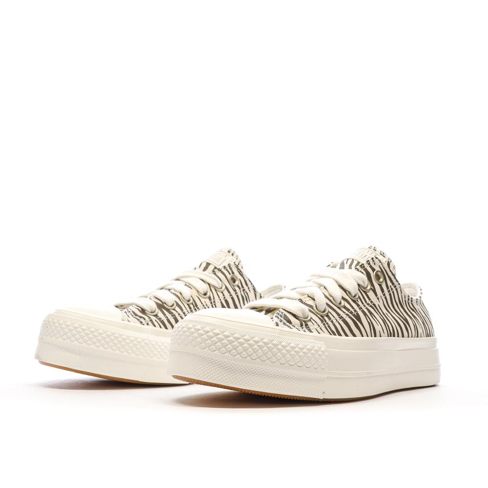 Baskets Beige/Gris Femme Converse Chuck Taylor All Star vue 6