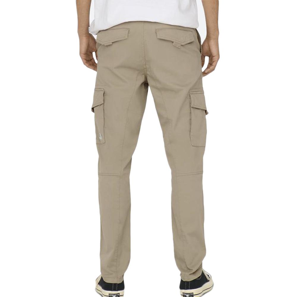 Pantalon Cargo Beige Homme Only & Sons Dean vue 2