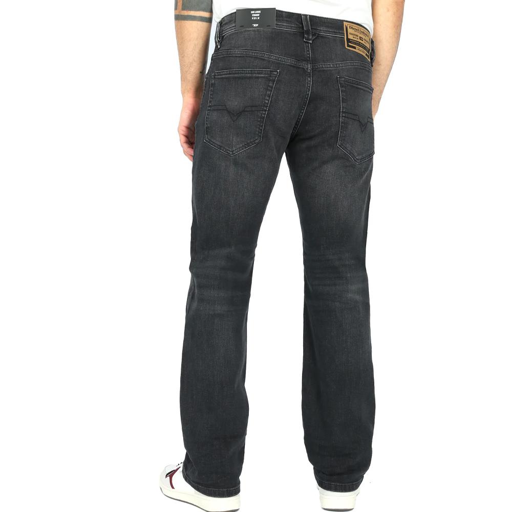 Jean Straight Gris Foncé Homme Diesel Larkee vue 2