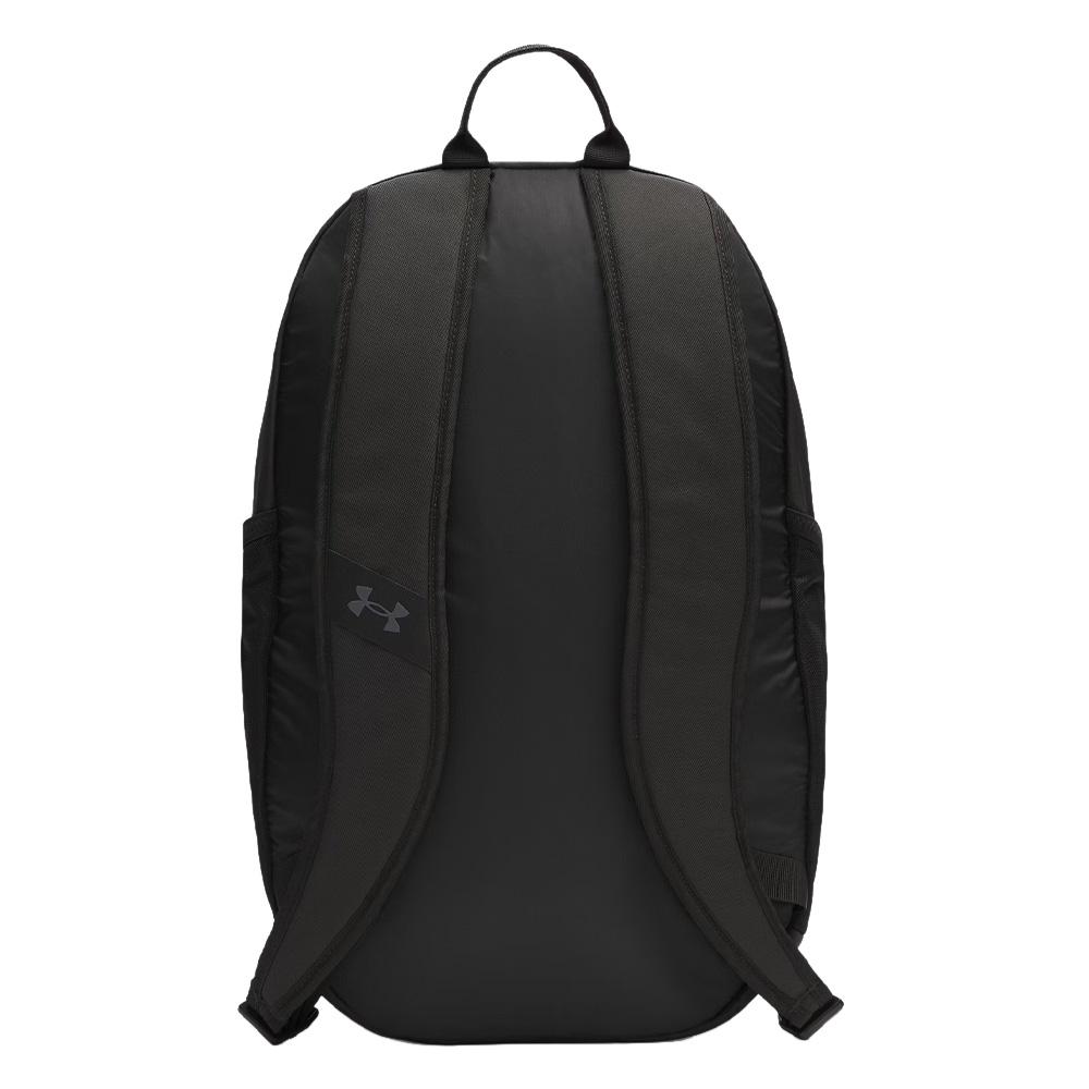 Mochila negra para hombre Under Armour UA Hustle ver 2