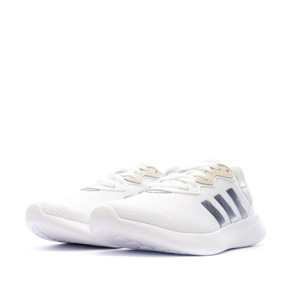 Chaussures de sport Blanches Femme Adidas QT Racer 3.0 vue 6