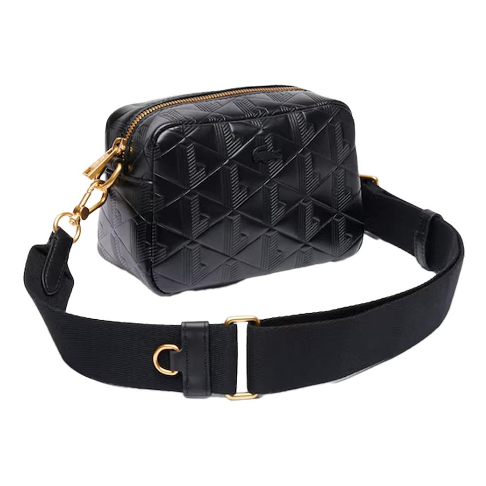 Sac à bandoulière Noir Lacoste Small Maheki Shoulder vue 2