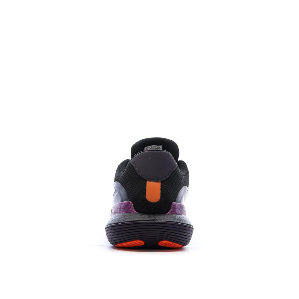 Chaussures de Basketball Noires/Violettes Homme Adidas Bounce IG9104 vue 3