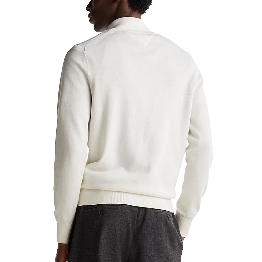Pull Beige Homme Tommy Hilfiger Pima YBI vue 2
