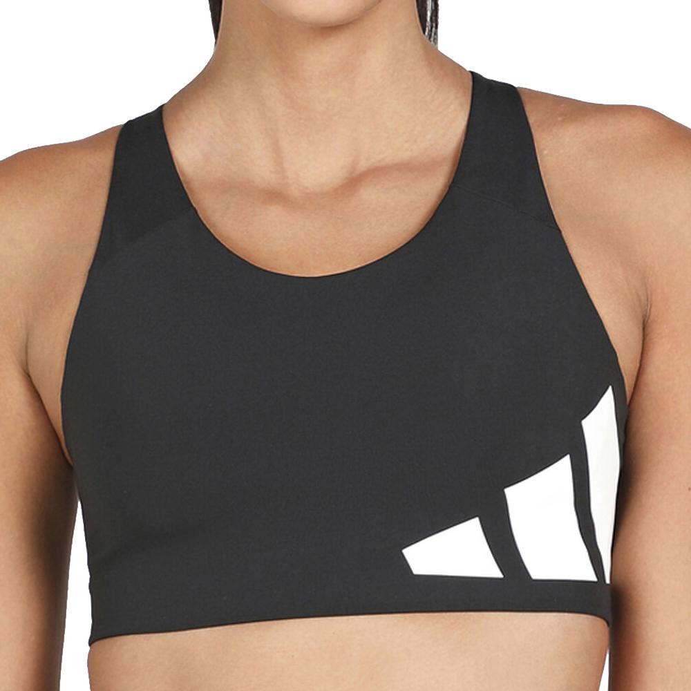 Brassière Noire Femme Adidas Alpha pas cher