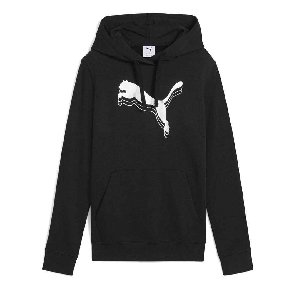 Sweat à Capuche Noir Homme Puma Metallic Hoodie pas cher