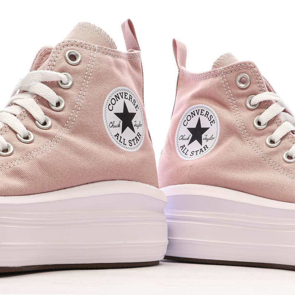 Baskets Roses Fille Converse All Star Move Platform A08745C vue 7