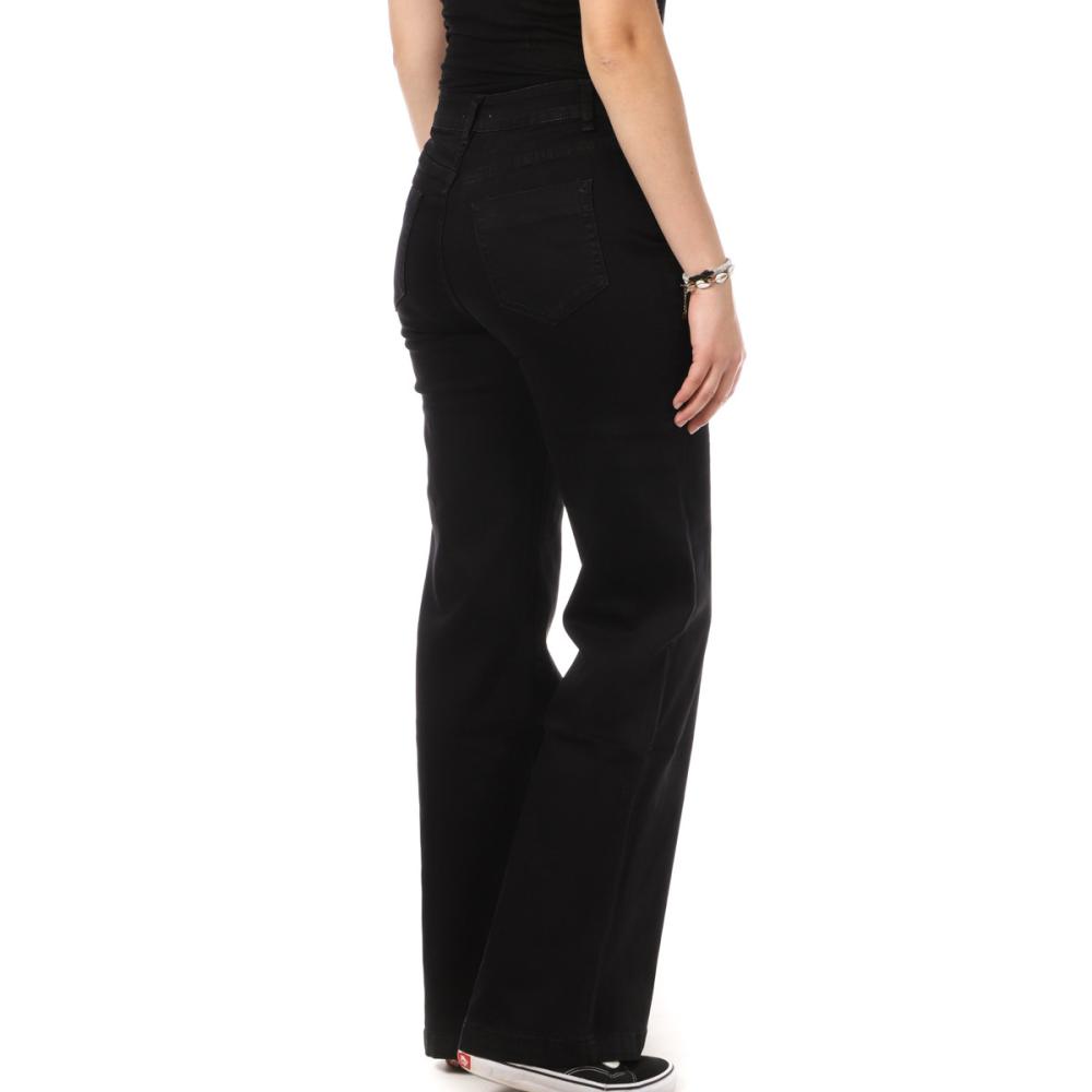 Jean Droit Noir Femme My Tina's 275 vue 2