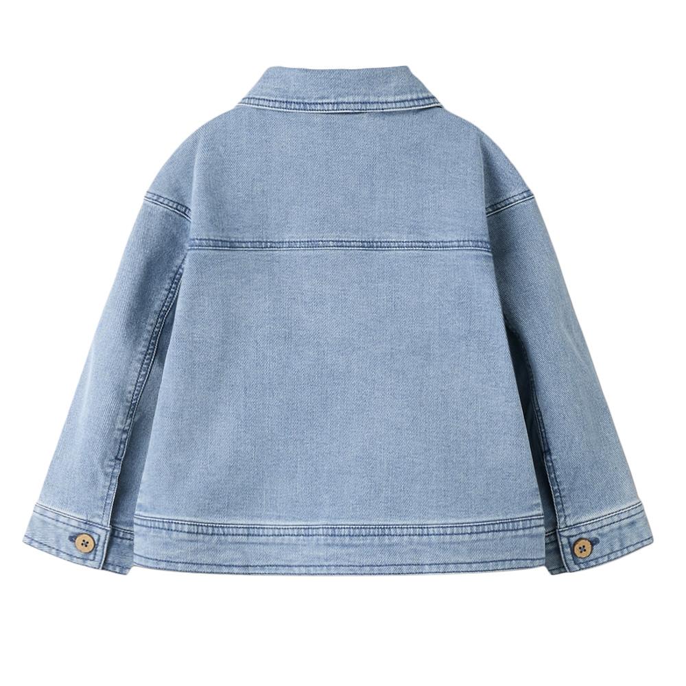 Veste Bleu Fille Lil' Atelier Ls Loose vue 2