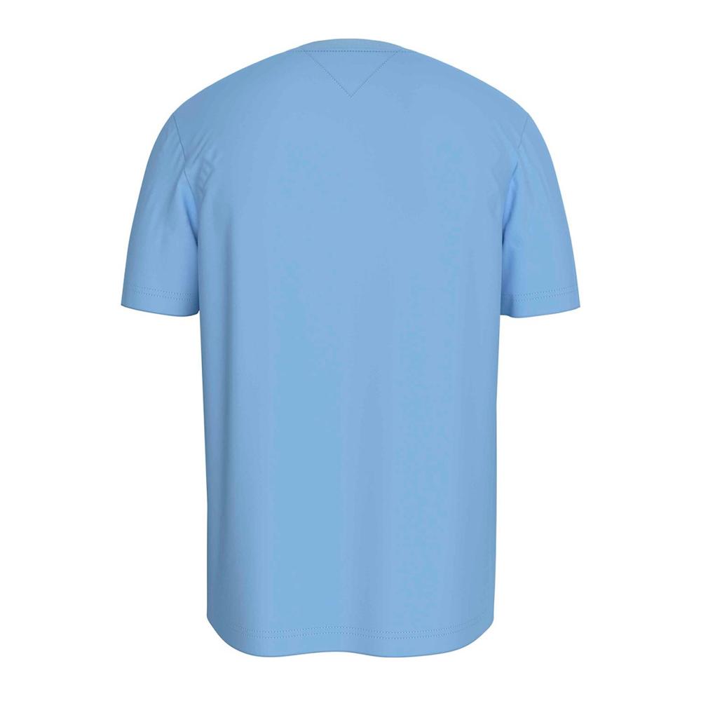 T-shirt Bleu Homme Tommy Hilfiger Hilfiger Stack vue 2