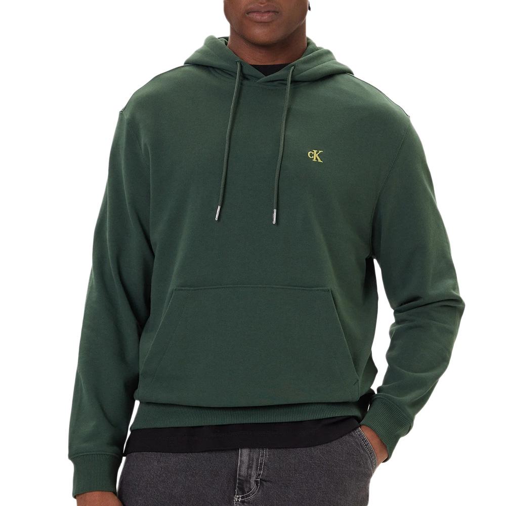 Herren Kapuzensweatshirt Grün Calvin Klein Jeans 350 Terry günstig