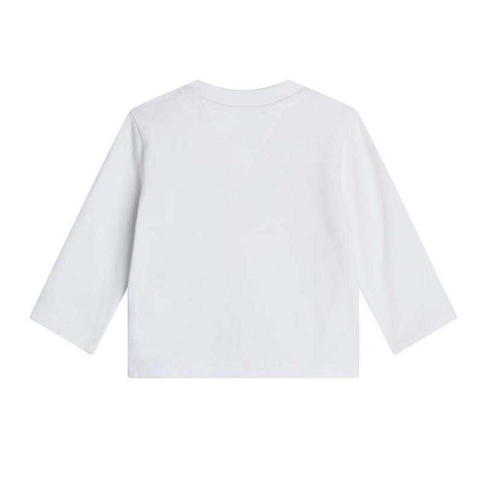 T-shirt Blanc Garçon Tommy Hilfiger NauticalYBS vue 2