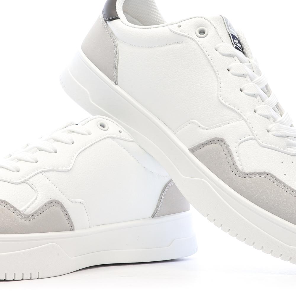 Baskets Blanches/Grises Homme Ellesse Pansit vue 7