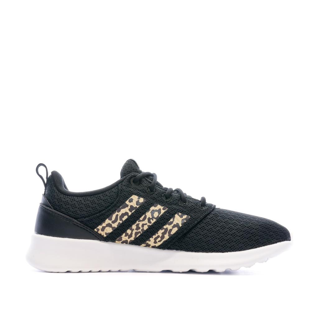 Baskets Noirs Femme Adidas Qt Racer 2.0 vue 2