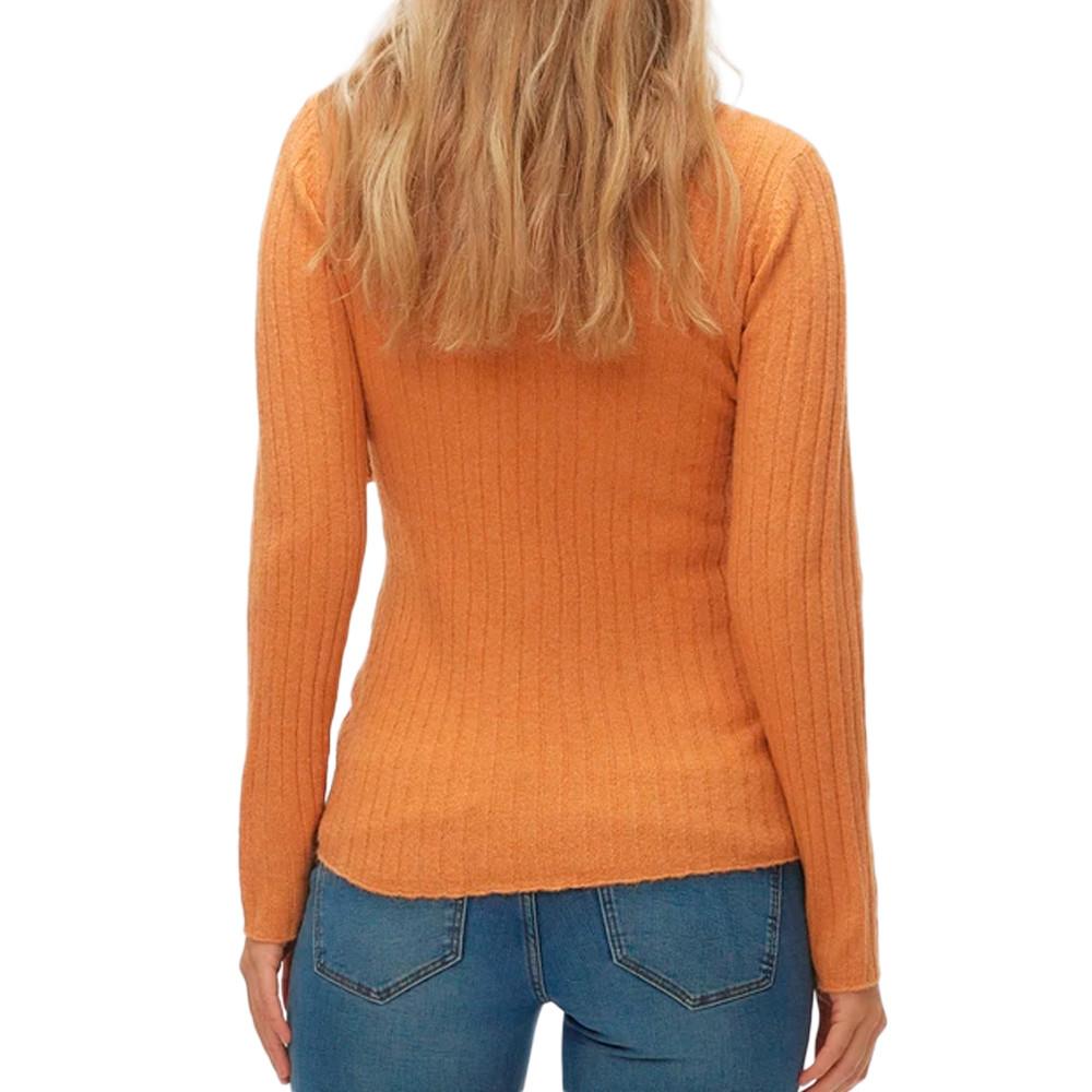 Pull de Grossesse Orange Femme Mamalicious Suniva vue 2