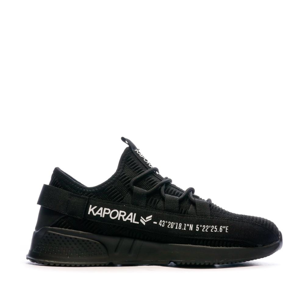 Baskets Noir Homme Kaporal Dofino vue 2